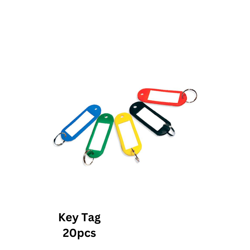 Suremark Round Edge Key Tags Pack of 20 SQ-3328